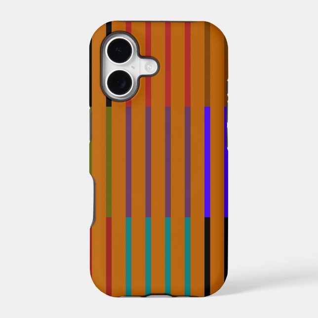Retro Seamless Stripes Pattern Iphone Case (Back)