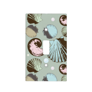 Retro Seashell Pattern Light Switch Cover