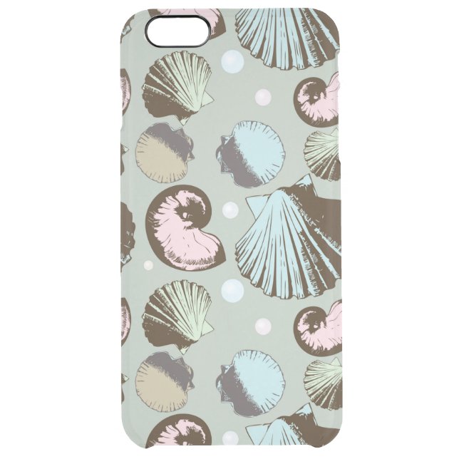 Retro Seashell Pattern Uncommon iPhone Case (Back)
