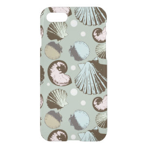 Retro Seashell Pattern iPhone SE/8/7 Case