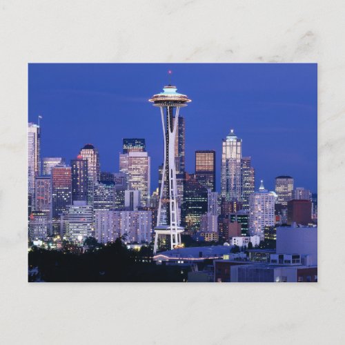 Retro Seattle Postcard