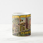 Retro Sebring Florida Postcard Coffee Mug<br><div class="desc">A fabulous vintage Sebring Florida Postcard repurposed!</div>