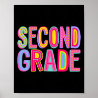 Retro Second Grade Rainbow Vibes Ck To School 2nd