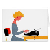 Retro Secretary Cards (Front Horizontal)
