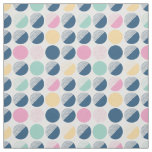 Retro Semi-Circle Pattern Fabric