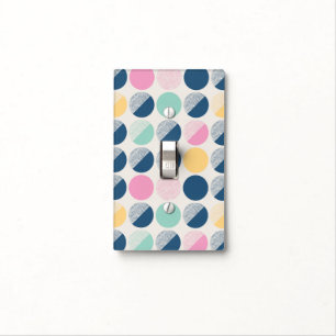 Retro Semi-Circle Pattern Light Switch Cover