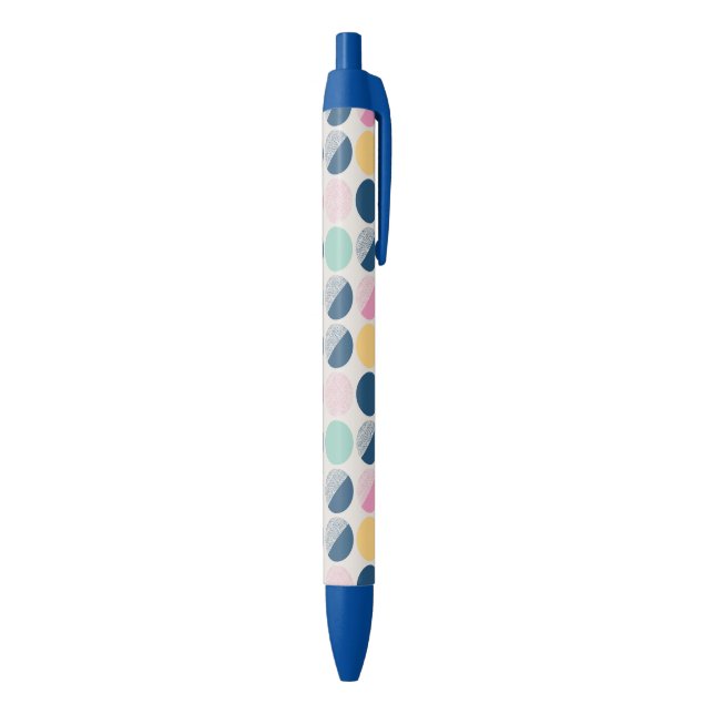 Retro Semi-Circle Pattern Pen (Bottom (Vertical))