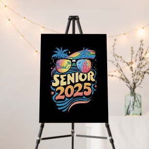 Retro Senior 2025 Class Of 2025 Graduation Foam Board