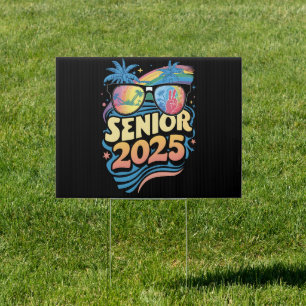 Retro Senior 2025 Class Of 2025 Graduation Sign