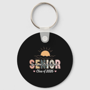 Retro Senior Sunrise 2026 Seniors Of Cl Graduation Keychain