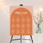 Retro Seventies Arched | Wedding Table Seating Foa Foam Board<br><div class="desc">No matter your ceremony venue, set the tone for your nearest and dearest with a classic design suite that will perfectly align with your big day vision. Simple yet elegant these designs are perfect for any celebration. These designs can be personalized for your special occasion and would be perfect for...</div>