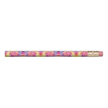 Retro Seventies Tie Dye Pencil by oldrockerdude at Zazzle