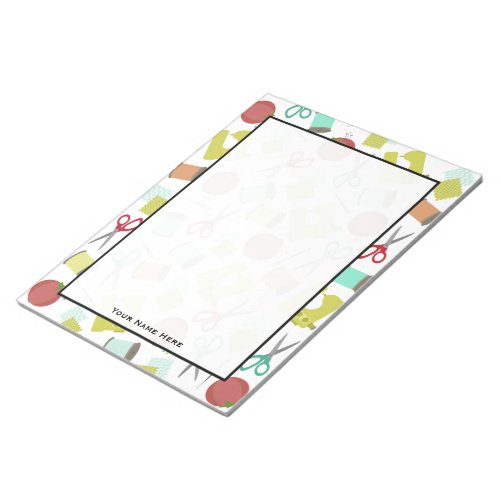 Retro Sewing Themed Notepad