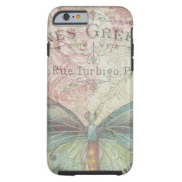 retro,shabby chic,vintage,country rustic,florals,b tough iPhone 6 case