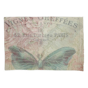 retro,shabby chic,vintage,country rustic,florals,b pillow case