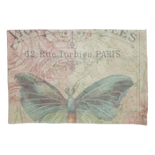 retro,shabby chic,vintage,country rustic,florals,b pillow case