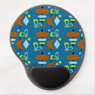 Retro Shapes Gel Mouse Pad