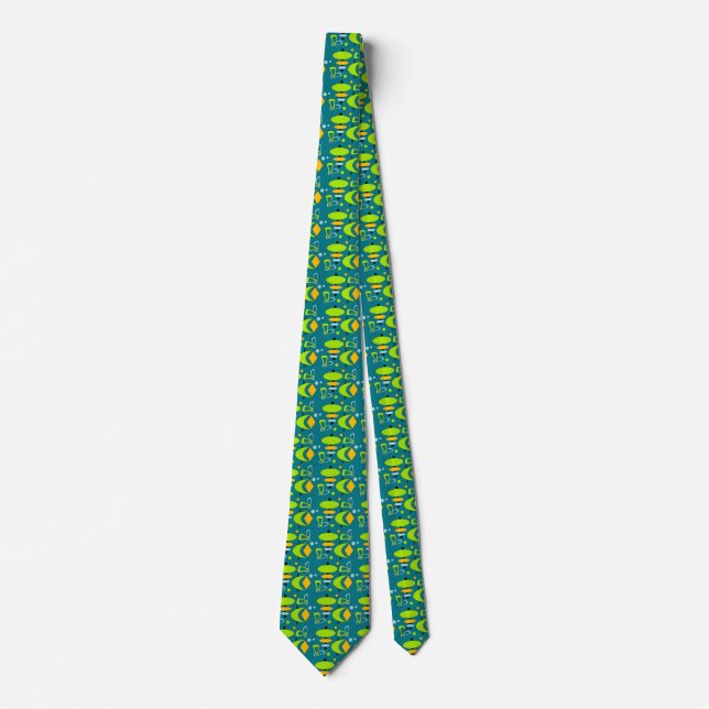 Retro Shapes Neck Tie (Front)