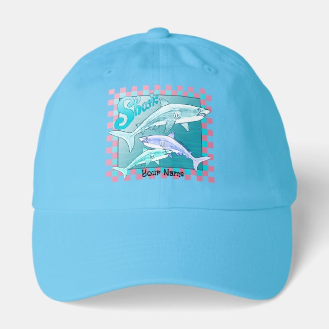 Retro Sharks Hat (Front)
