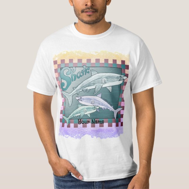 Retro Sharks T-Shirt (Front)