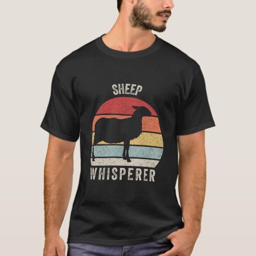 Retro Sheep Whisperer Shirt Sheep Farmer Gift Anim