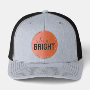 Retro Shine Bright Sticker Graphic Hat – Fun Perso