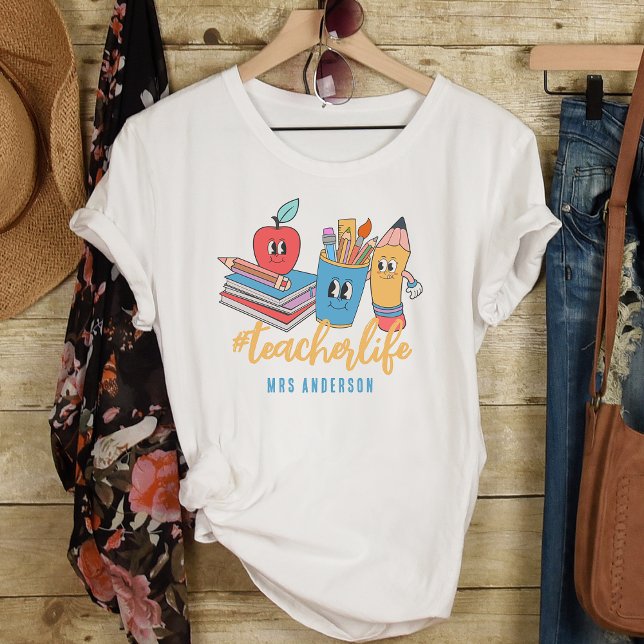 Retro Shirts for Teachers #teacherlife (Creator Uploaded)