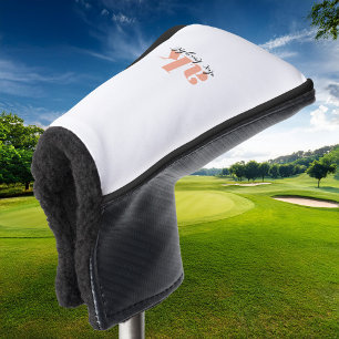 Retro Signature Monogram Golf Head Cover