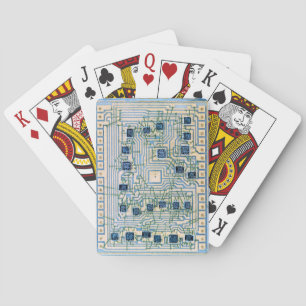 Retro Silicon Chip Poker Cards