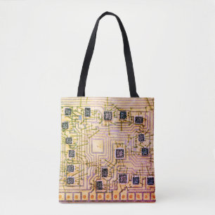 Retro Silicon Chip Tote Bag