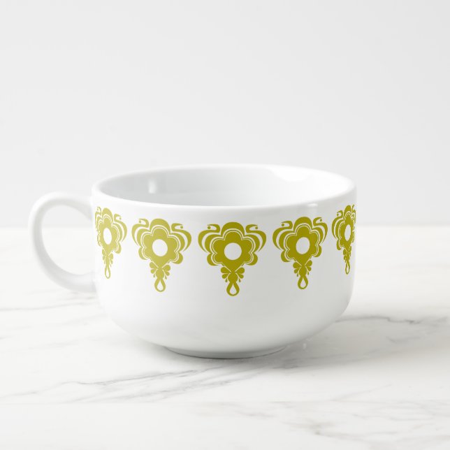 Retro Simplicity 2 - Sunny Soup Mug (Right)