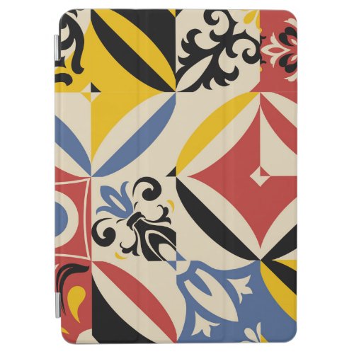 Retro Sixties Azulejos Geometric Pattern iPad Air Cover