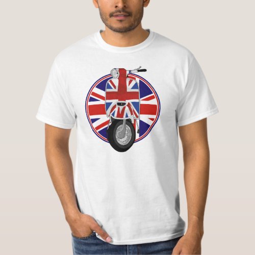 Retro Sixties Scooter with UJ decal T_Shirt