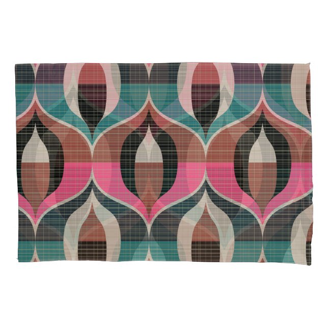 Retro Sixties Style Seamless Pattern Pillow Case (Front)