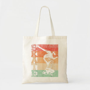 Retro Skate Skateboarder Skateboard Skateboarding  Tote Bag