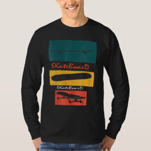Retro Skateboard Men For Skateboarding Skateboard T-Shirt