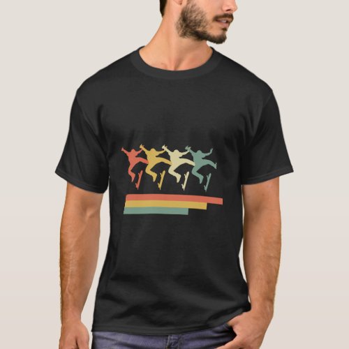 Retro Skateboard Shirts For Men Vintage Skater Gif
