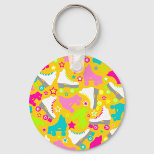 Retro Skates Keychain