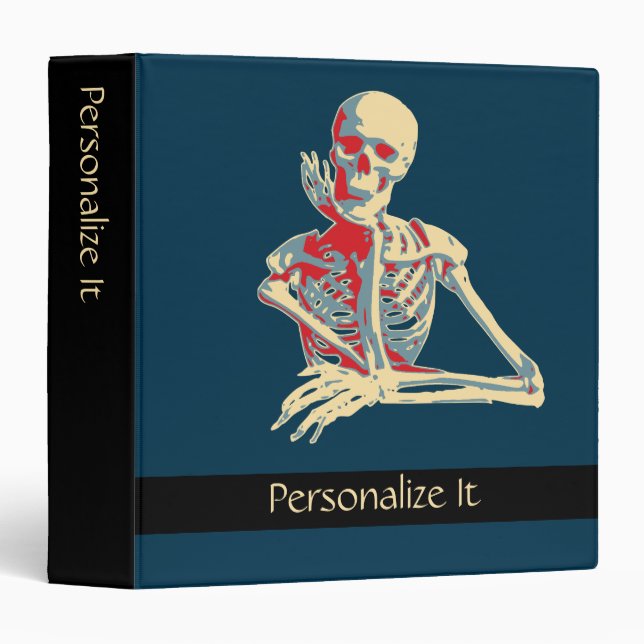 Retro Skeleton Binder (Front/Spine)