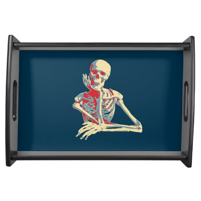 Retro Skeleton Serving Tray (Front)