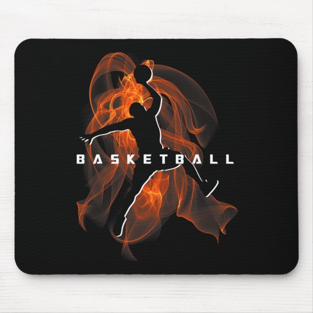 Retro Sketll Player Lover Sports Team Boys Girls K Mouse Pad (Front)
