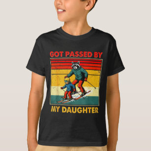 Retro Ski Family Got Ped By My Daughter Winter Spo T-Shirt