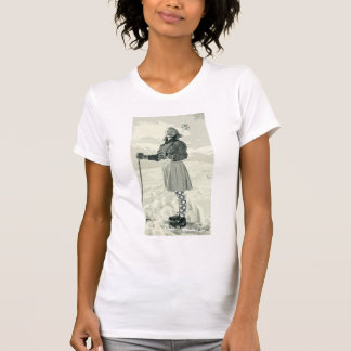 RETRO SKI GIRL SPORT T-Shirt