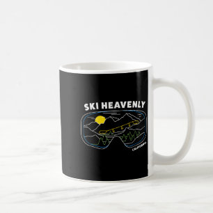 Retro ski heavenly ski resort - ski resort ski coffee mug