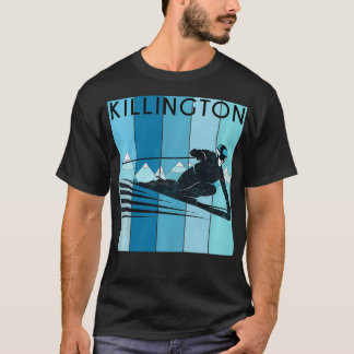Retro Ski Killington Vermont Vintage Snow Ski T-Shirt