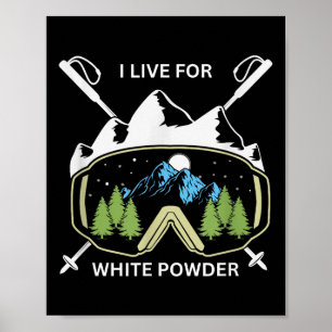 Retro Ski Snowboard Goggles Vintage 80s 90s Skiing Poster