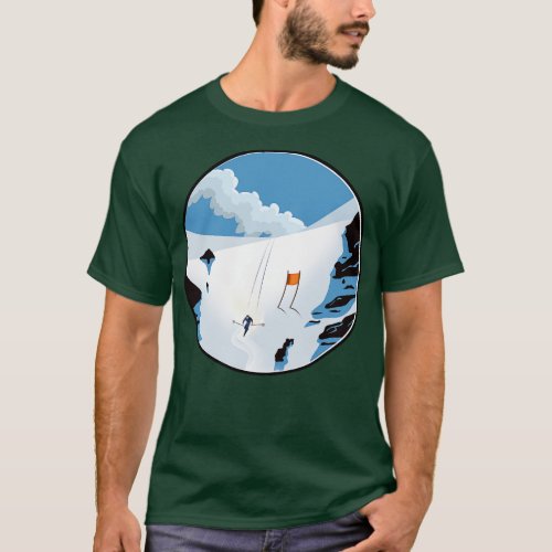 retro ski T_Shirt