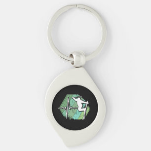 Retro Ski Vintage 80s 90s Keychain