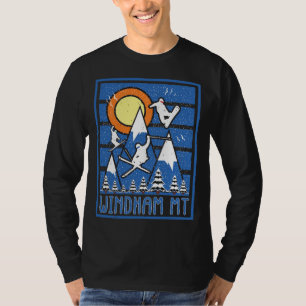 Retro Skiing at Windham Mountain T-Shirt