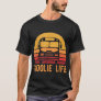 Retro Skoolie Life Converted School Bus Home Lifes T-Shirt